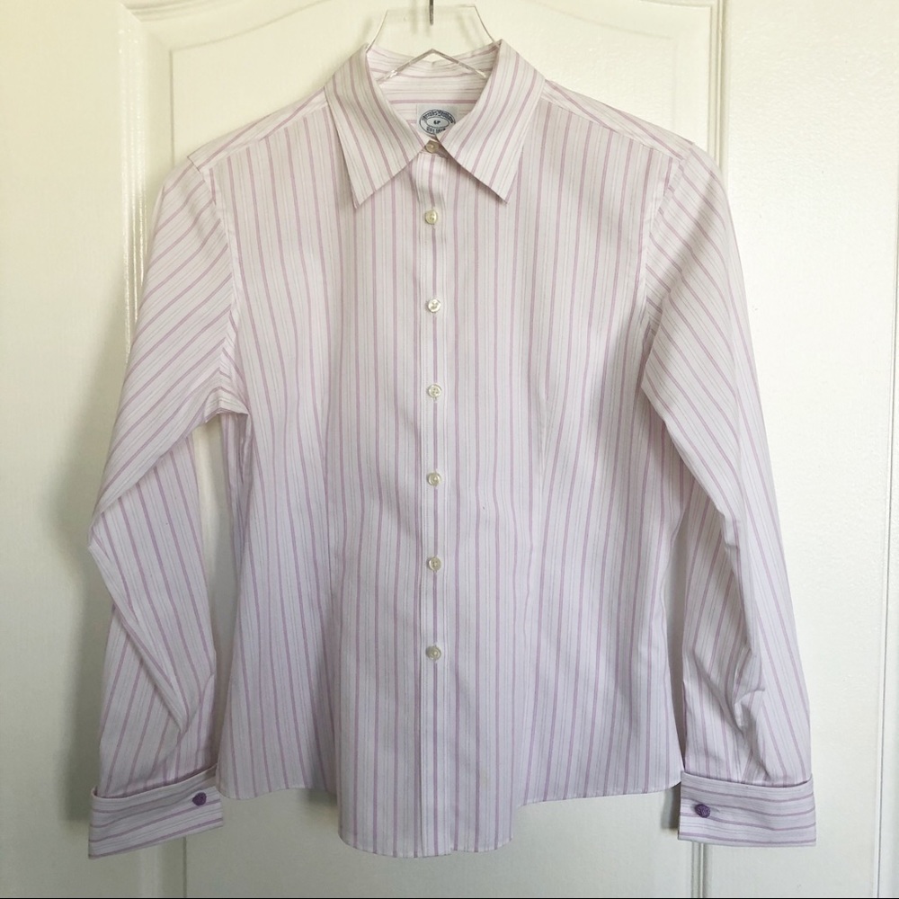 BROOKS BROTHERS Non-Iron Fitted Shirt Size 6P